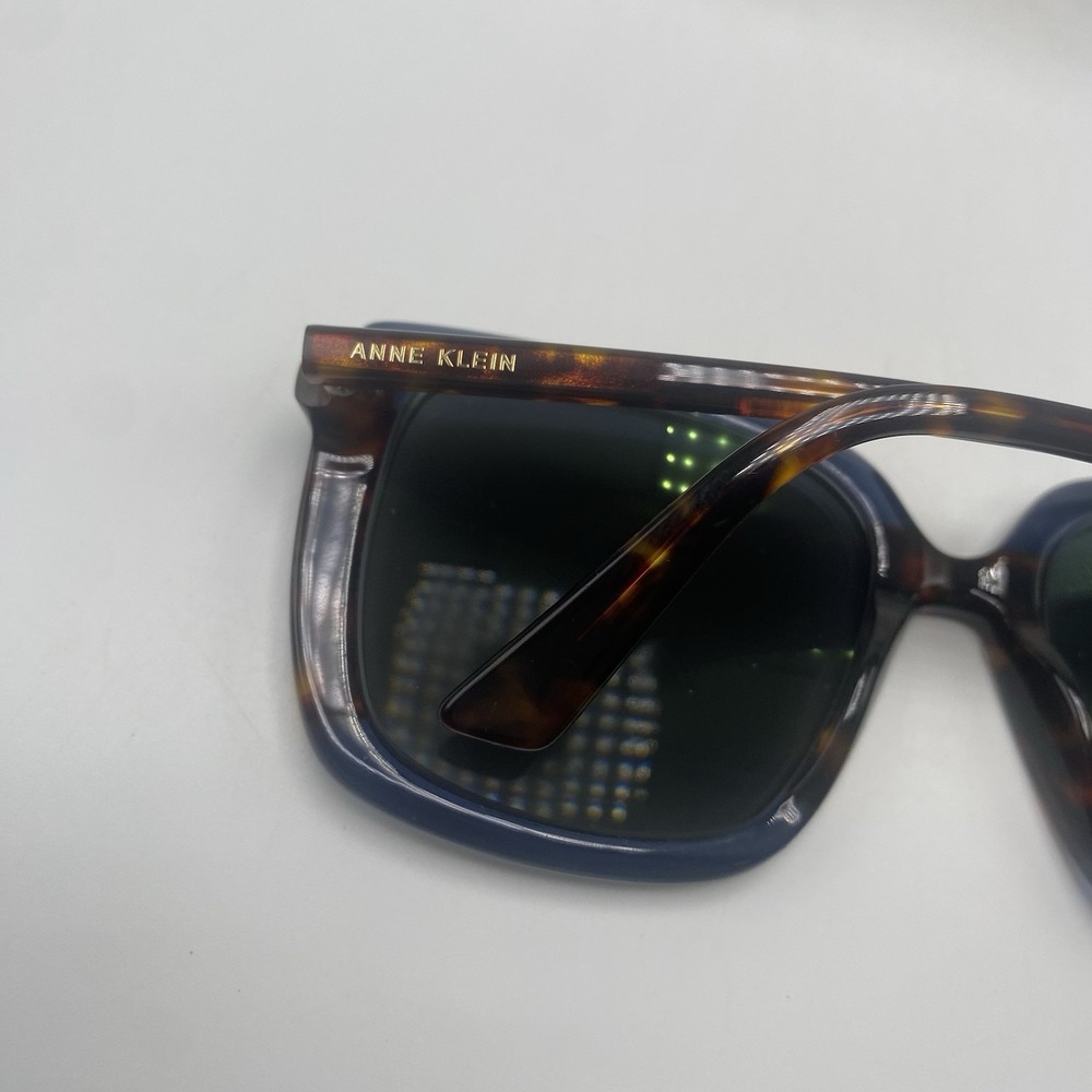 Anne Klein Sunglasses Women FRAME ONLY AK7066 55-18-135 Blue Tortoise 524 - Picture 8 of 16